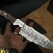 Handmade Chef Knife Twist Damascus Steel Set Of 5 Hardwood Handle With Steel Bolster Full Tang ED 3