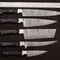 Handmade Damascus Steel Outdoor Kitchen Chef Knife Set Of 5 Hard Wood Handle Full Tang With Leath 0