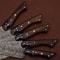 Handmade Damascus Steel Chef Knife Set Of 5 Rose Wood Handle Outdoor Kitchen Hunting Knives With 1