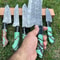 Custom Handmade Damascus Steel Chef Knife Set 5Piece Full Tang Kitchen Cutlery With Wooden Handle 3