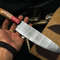 Handmade Damascus Steel Chef Knife Set Of 5 Wooden Bolster Full Tang Knives With Sheath 3