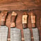 Custom 6Piece Handmade Damascus Steel Chef Knife Set Hammered Full Tang Blades 2