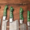 Lot Of 5 Handmade Hammered Damascus Steel Knives Custom Chef Set With Unique Blades 2