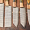 Custom Lot Of 5 Handmade Hammered Damascus Steel Blade Chef Knife Set Professional Handmade Kitche