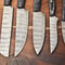 Artisan Handmade Damascus Steel Chef Knife Set 5Piece Hammered Kitchen Collection 2