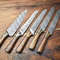 Luxury Handmade Damascus Steel Chef Knife Set Custom 5Piece Kitchen Blades 0