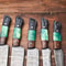 Unique Handmade Damascus Steel Chef Knife Set 5Piece Hammered Blades 2