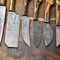 Premium 6Piece Damascus Steel Chef Knife Collection HandForged Hammered 3