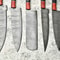 Artisan Damascus Steel Chef Knife Lot Set Of 5 Handmade Kitchen Blades 2