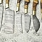 6 PCS Handmade Damascus Steel Chef Knife Set Professional Kitchen Knives With Leather Sheath 3