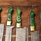 Custom Lot Of 5 Damascus Chef Knives Handmade Hammered Steel Kitchen Set 2