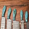 Lot Of 5 Handmade Hammered Damascus Steel Chef Knives Set Custom Full Tang Kitchen 2