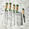 Custom Handmade Damascus Kitchen Knives 5Piece Professional Chef Set 0
