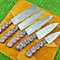 Handcrafted Damascus Chef Knives Collection 5Piece Premium Kitchen Set 1