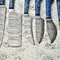 Lot Of 6 Handmade Damascus Steel Chef Knives Set Custom Forged Kitchen Cutlery Collection 3