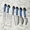 Lot Of 6 Handmade Damascus Steel Chef Knives Set Custom Forged Kitchen Cutlery Collection 0