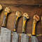 Unique Hand Forged Damascus Chef Knives 6Piece Kitchen Knife Collection 2