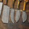 Unique Hand Forged Damascus Chef Knives 6Piece Kitchen Knife Collection 3