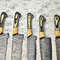 Custom Forged Damascus Chef Knives 5Piece Handmade Full Tang Set 2