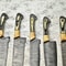 Custom Forged Damascus Chef Knives 5Piece Handmade Full Tang Set 2