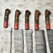 Artisan Handmade Damascus Chef Knives 5Piece Wood Handle Kitchen Set 2