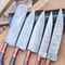 Heritage Series Handmade Damascus Steel Knives 5Piece Chef Set With Sheath 2