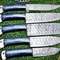 Premium Handmade Damascus Steel Knives 5Piece Chef Set With Wooden Handles 1
