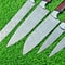 Custom Forged Damascus Steel Chef Knives 5Piece Handmade Kitchen Knife Set 1