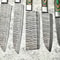 Lot Of 6 Handmade Damascus Steel Chef Knives Full Tang Hardwood Handle Set 3