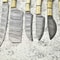 Premium Damascus Steel Knife Set 6Piece Artisan Full Tang Hardwood Collection 3