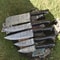 Rustic Twist Damascus Chef Knives Hand Forged Lot Of 5 With Hardwood Handles 0