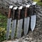 Authentic Damascus Steel Chef Knife Set Of 5 Handmade Full Tang Blades 2
