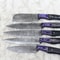 5pcs Damascus Steel Chef Knife Collection Handmade Forged Kitchen Set 0