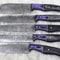 5pcs Damascus Steel Chef Knife Collection Handmade Forged Kitchen Set 3