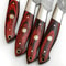 Professional Handmade Damascus Steel Steak Knife Set 4pcs Utility Chef Knives 1