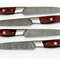 Professional Handmade Damascus Steel Steak Knife Set 4pcs Utility Chef Knives 2