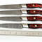 Professional Handmade Damascus Steel Steak Knife Set 4pcs Utility Chef Knives 3