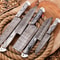 Custom Damascus Steel Chef Knife Set Hand Forged 5pcs Full Tang Knives 0