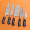 Forged Damascus Steel Chef Knife Set Custom Handmade 5pcs Kitchen Cutlery 2