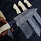 Luxury Hand Forged Damascus Steel Chef Knife Set 5 Piece Kitchen Tools 1