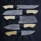 Luxury Hand Forged Damascus Steel Chef Knife Set 5 Piece Kitchen Tools 2