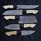 Luxury Hand Forged Damascus Steel Chef Knife Set 5 Piece Kitchen Tools 2