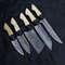 Luxury Hand Forged Damascus Steel Chef Knife Set 5 Piece Kitchen Tools 3