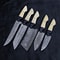 Luxury Hand Forged Damascus Steel Chef Knife Set 5 Piece Kitchen Tools 0