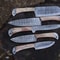 Exclusive Damascus Steel Chef Knife Collection Handmade 5pcs Kitchen Set 3