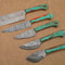 Forged Damascus Steel Chef Knives Custom Handmade 5pcs Kitchen Set 0