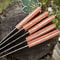 Handcrafted Steel Chef Knives Set Premium 5pcs Kitchen Blades 1