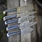 Damascus Steel Forged Chef Knife Set 5pcs Handmade Kitchen Masterpiece 1