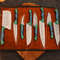 Damascus Steel Chef Knife Set Of 8 Handmade Forged Kitchen Collection 3