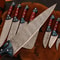 Handmade Damascus Steel Knife Set 8 Pc Forged Chef Cutlery Collection 2